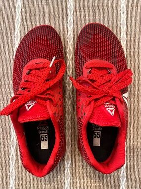 Reebok Red and Black CrossFit Sneakers 0.5 MMShell NANO 1